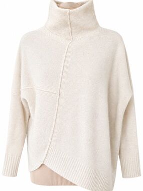 ALL SAINTS Lock Roll Asymmetrical Jumper/Sweater EUC